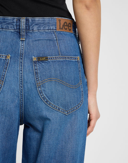 Lee Women's Stella A Line jeans In Blue Berry Field
