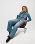 Wrangler Women's Radiating Coverall In Shimmer Stone