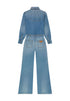 Wrangler Women's Radiating Coverall In Shimmer Stone