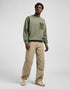 Lee Men's Utility Crew Sweatshirt In Oak Moss