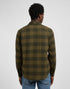Lee Men's Clean Western Shirt In Army Green Buff
