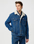 Wrangler Men's Sherpa Classic Jacket In Mid Stone