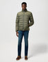 Wrangler Men's Packable Puffer Jacket In Dusty Olive