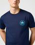 Wrangler Men's Small Graphic T-Shirt in Navy