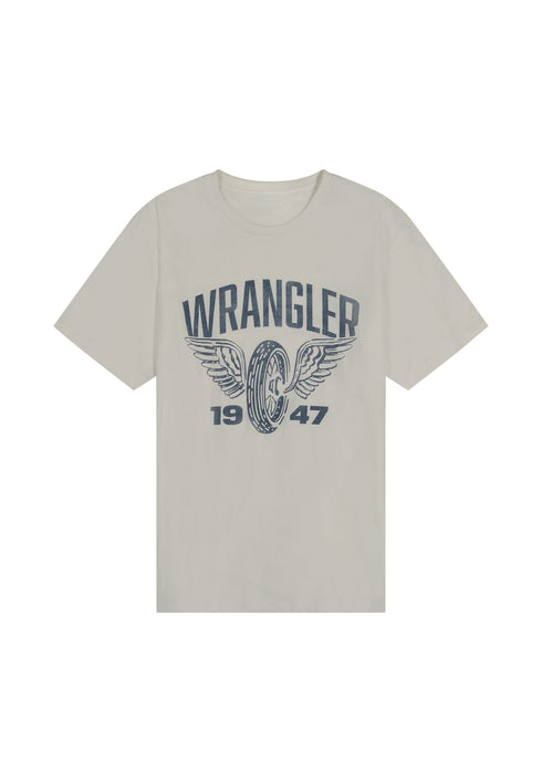 Wrangler Men's Americana T-Shirt in Worn White