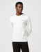 Wrangler Men's Long Sleeve Americana T-Shirt In Worn White