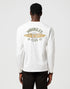 Wrangler Men's Long Sleeve Americana T-Shirt In Worn White