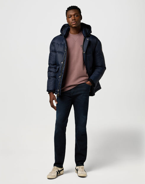 Wrangler Men's Americana Crew Neck Sweatshirt In Peppercorn