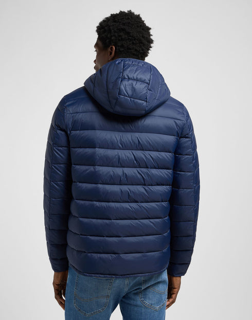 Lee Men's Puffer Jacket In Mood Indigo