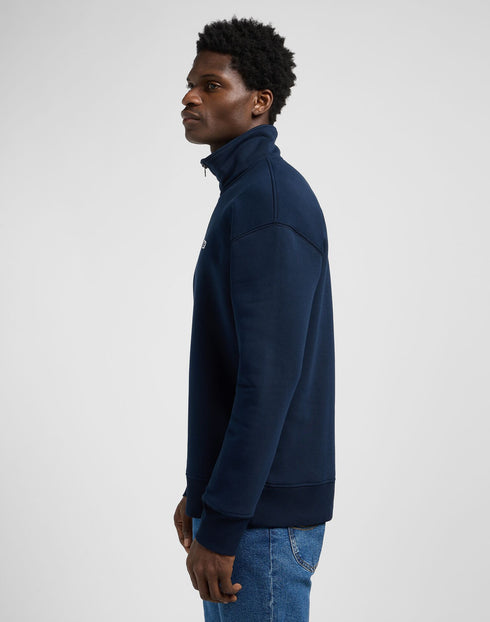 Lee Men's Half Zip Sweatshirt In Rivet Navy