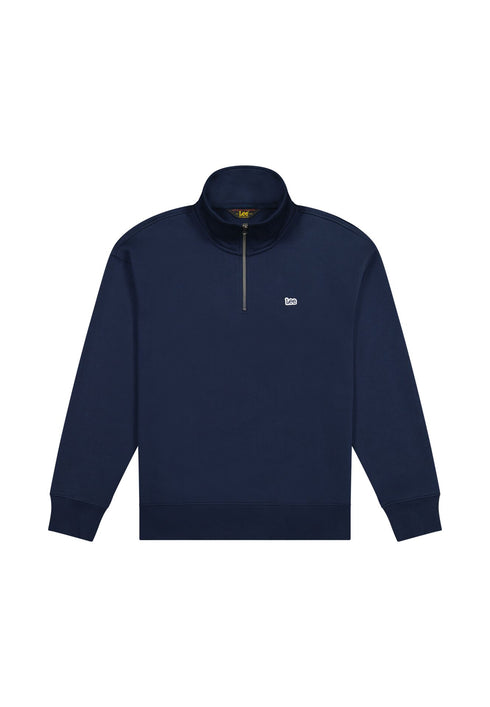 Lee Men's Half Zip Sweatshirt In Rivet Navy