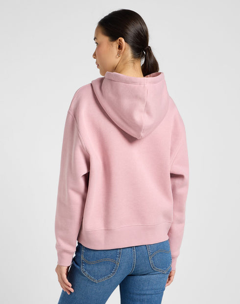 Lee Women's Logo Hoodie In Pretty Plum