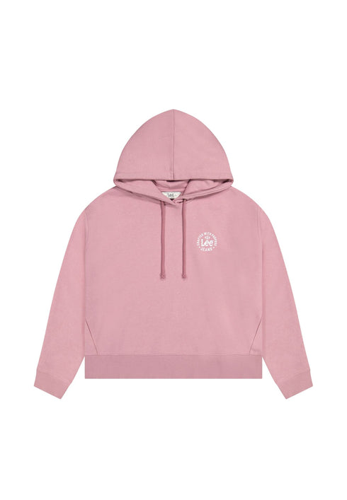 Lee Women's Logo Hoodie In Pretty Plum