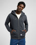 Lee Men's Work Wear Full Zip Hoodie In Washed Black