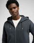 Lee Men's Work Wear Full Zip Hoodie In Washed Black