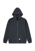 Lee Men's Work Wear Full Zip Hoodie In Washed Black