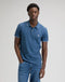 Lee Men's Pique Polo T-Shirt In Academy Blue