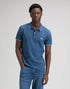 Lee Men's Pique Polo T-Shirt In Academy Blue
