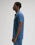 Lee Men's Pique Polo T-Shirt In Academy Blue