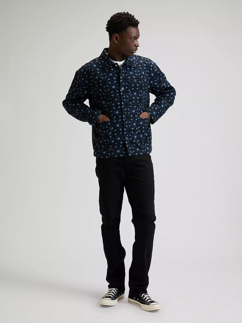 Lee Men's Clean Work Wear Jacket In Geo Print
