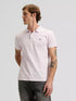Lee Men's Pique Polo T-Shirt In Light Icy Pink