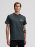 Lee Men's Vinyl T-Shirt In Washed Black