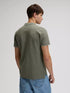 Lee Men's Pique Polo T-Shirt In Lichen Olive
