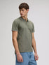 Lee Men's Pique Polo T-Shirt In Lichen Olive