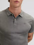 Lee Men's Garment Dye Polo In Static Gray