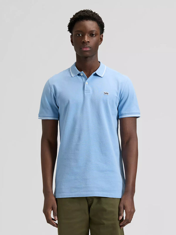 Lee Men's Pique Polo T-Shirt In Halogen