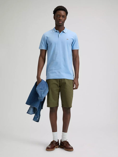 Lee Men's Pique Polo T-Shirt In Halogen