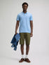 Lee Men's Pique Polo T-Shirt In Halogen