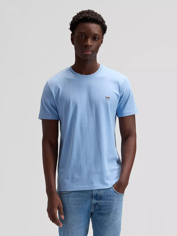 Lee Men's Short Sleeve Patch Logo T-Shirt In Halogen