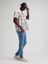 Lee Men's Short Sleeve Patch Logo T-Shirt In Halogen