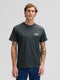 Lee Men's Flag T-Shirt In Washed Black