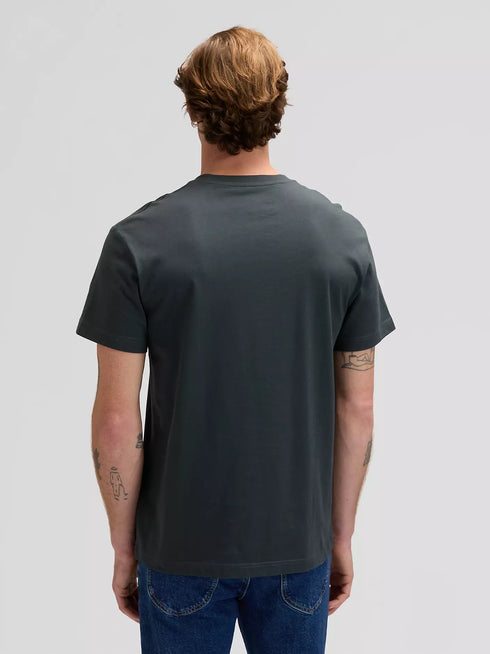Lee Men's Flag T-Shirt In Washed Black
