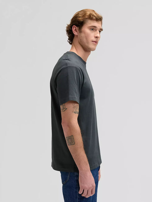 Lee Men's Flag T-Shirt In Washed Black