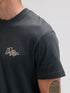 Lee Men's Flag T-Shirt In Washed Black