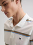 Lee Men's Pique Polo T-Shirt In Halogen Safari Stripe