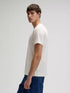 Lee Men's Medium Wobbly T-Shirt In Natural