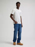 Lee Men's Short Sleeve Small Logo In Natural