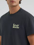 Lee Men's Santa Monica T-Shirt In Washed Black