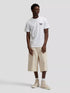 LEE STAMP LEE TEE BRIGHT WHITE