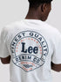 LEE STAMP LEE TEE BRIGHT WHITE