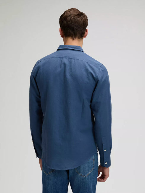 Lee Men's Shirt In Academy Blue