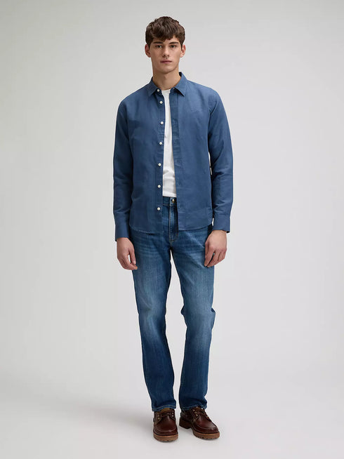 Lee Men's Shirt In Academy Blue