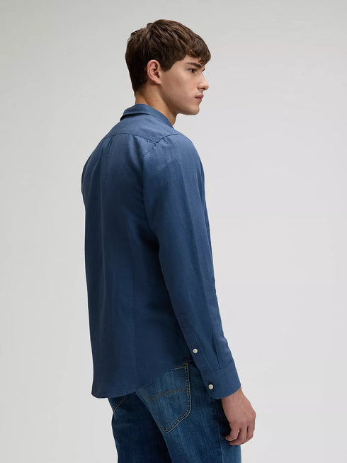 Lee Men's Shirt In Academy Blue