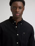 Lee Men's Button Down Shirt In Black
