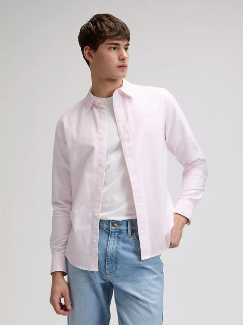 Lee Men's Shirt In Icy pink Cross