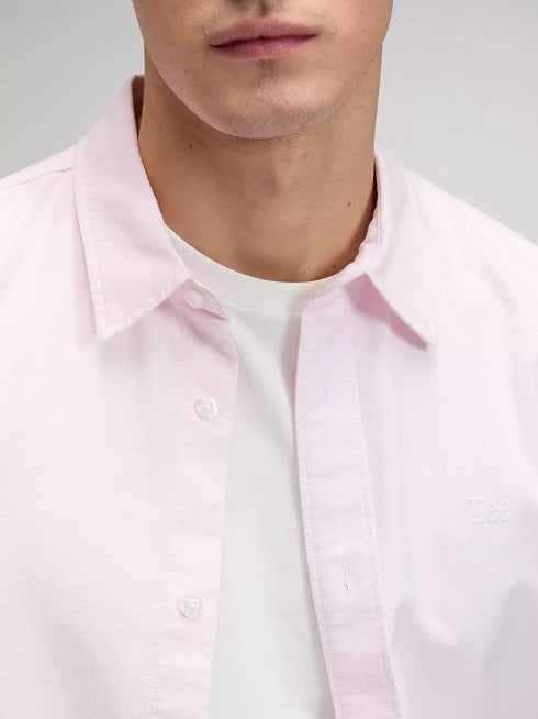 Lee Men's Shirt In Icy pink Cross